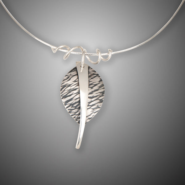 Birch  Leaf Pendant - Small