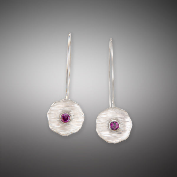 Poppy Earrings With Gemstone